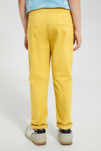 Load image into Gallery viewer, Redtag-Yellow-Pullon-Trouser-With-Waistband-Chino-Trousers-Boys-2 to 8 Years
