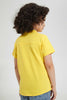 Redtag-Yellow-Dobby-Short-Sleeve:Yellow:2-3-Years-Casual-Shirts-Boys-2 to 8 Years