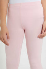 تنزيل الصورة على معرض الصور، Redtag-Pink-Basic-Legging-Leggings-Senior-Girls-9 to 14 Years
