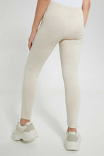 تنزيل الصورة على معرض الصور، Redtag-Beige-Basic-Legging-Leggings-Senior-Girls-9 to 14 Years
