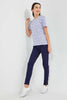 Redtag-Navy-Crisscross-Hem-Legging-Leggings-Senior-Girls-9 to 14 Years