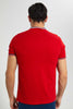 Redtag-Red-Polo-With-Tipping-Polo-Shirts-Men's-