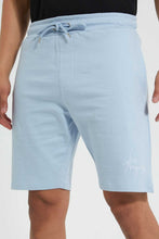 تنزيل الصورة على معرض الصور، Redtag-Sky-Blue-Signature-Short-Active-Shorts-Men&#39;s-
