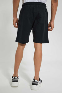 Redtag-Black-Signature-Short-Active-Shorts-Men's-