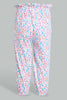 Redtag-Assorted-Multi-Colour-Printed-Harem-Harem-Pants-Infant-Girls-3 to 24 Months