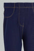 Redtag-Dark-Wash-Knit-Jegging-Jeggings-Infant-Girls-3 to 24 Months