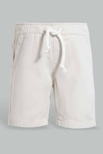 Load image into Gallery viewer, Redtag-White-And-Yellow-Printed-Trouser-Short-2Pack-Chino-Shorts-Infant-Boys-3 to 24 Months
