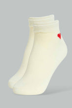 Load image into Gallery viewer, Redtag-Assorted-Heart-Printed-Ankle-Socks-(5-Pack)-Ankle-Socks-Women&#39;s-
