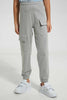 Redtag-Grey-Melange-Girls-Cargo-Trouser-Cargo-Pants-Girls-2 to 8 Years