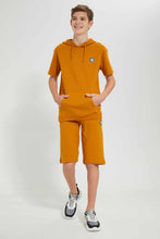 تنزيل الصورة على معرض الصور، Redtag-Mustard-Keyshape-Active-Short-Active-Shorts-Senior-Boys-9 to 14 Years
