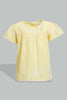 Redtag-Yellow-Embroidered-Blouse-Blouses-Infant-Girls-3 to 24 Months