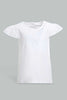 Redtag-White-Embroidred-Yoke-Cap-Sleeves-Blouse-Blouses-Infant-Girls-3 to 24 Months
