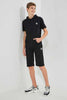 Redtag-Black-Keyshape-Active-Short-Active-Shorts-Senior-Boys-9 to 14 Years