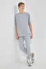 Redtag-Grey-Mel-Print-Keyshape-T-Shirt-Plain-T-Shirts-Senior-Boys-9 to 14 Years