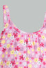 Redtag-Pink-Printed-Jumpsuit-Jumpsuits-Infant-Girls-3 to 24 Months