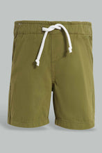 تنزيل الصورة على معرض الصور، Redtag-Khaki-And-Olive-Trouser-Short-2Pack-Chino-Shorts-Infant-Boys-3 to 24 Months
