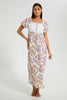 Redtag-White-Floral-Printed-Nightgown-Nightgowns-Women's-