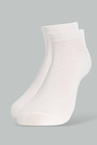 Redtag-Navy/Pale-Pink/Grey-Plain-Ankle-Socks-(3-Pack)-Category:Tops,-Colour:Ivory,-Filter:Women's-Clothing,-New-In,-New-In-Women,-Non-Sale,-S22D,-Section:Women,-Women-Tops-Women's-