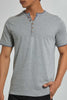 Redtag-Grey-Henley-T-Shirt-Plain-Men's-