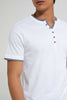 Redtag-White-Henley-T-Shirt-Plain-Men's-