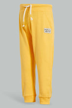 تنزيل الصورة على معرض الصور، Redtag-Mustard-And-Ecru-Track-(2-Pack)-Joggers-Infant-Boys-3 to 24 Months
