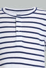 Redtag-Navy-Yd-Henley-T-Shirt-Striped-Infant-Boys-3 to 24 Months