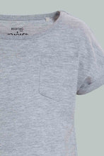 Load image into Gallery viewer, Redtag-Navy-And-Grey-Neon--Solid-T-Shirt-(2Pack)-Plain-Infant-Boys-3 to 24 Months
