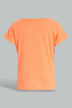 Load image into Gallery viewer, Redtag-Yellow-And-Neon-Orange-T-Shirt(2-Pack)-Plain-Infant-Boys-3 to 24 Months
