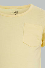 Load image into Gallery viewer, Redtag-Yellow-And-Neon-Orange-T-Shirt(2-Pack)-Plain-Infant-Boys-3 to 24 Months
