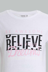 Redtag-Pink-Short-Sets-Pyjama-Sets-Senior-Girls-9 to 14 Years