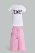 Load image into Gallery viewer, Redtag-Pink-Short-Sets-Pyjama-Sets-Senior-Girls-9 to 14 Years
