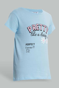 Redtag-Lt-Blue-Pajama-Sets-Pyjama-Sets-Senior-Girls-9 to 14 Years