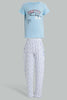 Redtag-Lt-Blue-Pajama-Sets-Pyjama-Sets-Senior-Girls-9 to 14 Years