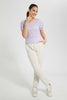 Redtag-Purple-Floral-Top-+-Pencil-Skirt-Graphic-T-Shirts-Senior-Girls-9 to 14 Years