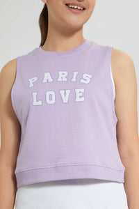 Purple Paris Love Active T-Shirt