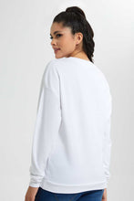 تنزيل الصورة على معرض الصور، Redtag-White-Graphic-Sweatshirt-Loungewear-Sweatshirts-Women&#39;s-
