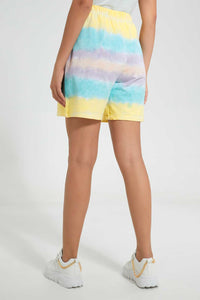 Redtag-Assorted-Tie-Dye-Short-Loungewear-Shorts-Women's-