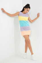تنزيل الصورة على معرض الصور، Redtag-Assorted-Tie-Dye-Midi-Dress-Loungewear-T-Shirts-Women&#39;s-
