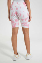 تنزيل الصورة على معرض الصور، Redtag-Assorted-Tie-Dye-Cyling-Short-Loungewear-Shorts-Women&#39;s-
