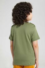 تنزيل الصورة على معرض الصور، Redtag-Olive-Lion-Print-T-Shirt-Graphic-T-Shirts-Boys-2 to 8 Years
