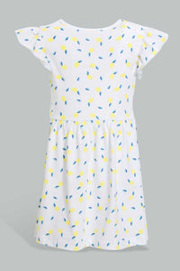 Redtag-Multi-Colour-2Pc-Pack-Knit-Dress-Dresses-Infant-Girls-3 to 24 Months