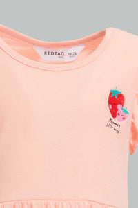Redtag-Multi-Colour-2Pc-Pack-Knit-Dress-Dresses-Infant-Girls-3 to 24 Months