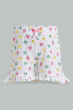 Load image into Gallery viewer, Redtag-Assorted-Printed-2Pk-Short-Casual-Shorts-Infant-Girls-3 to 24 Months
