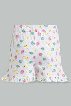 Load image into Gallery viewer, Redtag-Assorted-Printed-2Pk-Short-Casual-Shorts-Infant-Girls-3 to 24 Months
