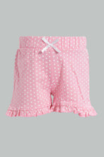Load image into Gallery viewer, Redtag-Assorted-Solid-2Pk-Short-Casual-Shorts-Infant-Girls-3 to 24 Months
