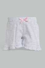 Load image into Gallery viewer, Redtag-Assorted-Solid-2Pk-Short-Casual-Shorts-Infant-Girls-3 to 24 Months
