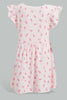 Redtag-Multi-Colour-2Pc-Pack-Knit-Dress-Dresses-Infant-Girls-3 to 24 Months