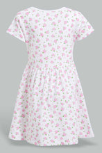 Load image into Gallery viewer, Redtag-Coral-Floral-Printed-Dress-Dresses-Infant-Girls-3 to 24 Months
