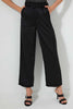 Redtag-Black-Straight-Fit-Trouser-With-Self-Fabric-Belt-Trousers-Women's-