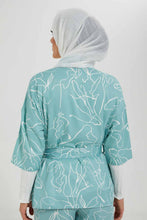 Load image into Gallery viewer, Redtag-Mint-With-Ivory-Print-Base-Color-In-2-Options-As-Per-Std-Blouses-Women&#39;s-
